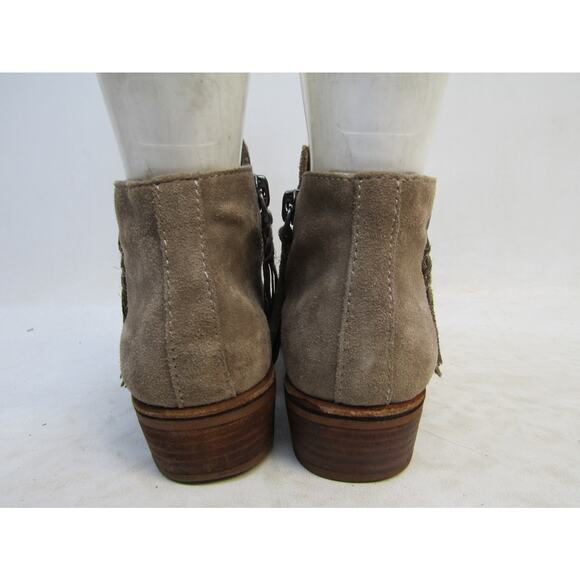 DV Dolce Vita Size 8 M Brown Suede Zip Ankle Fashion Boots Bootie - Picture 7 of 11